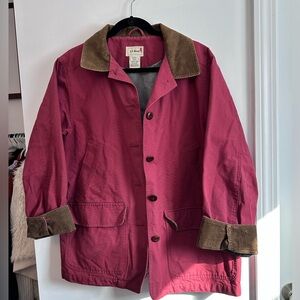 Vintage Women’s L.L.Bean Maroon Chore Jacket
